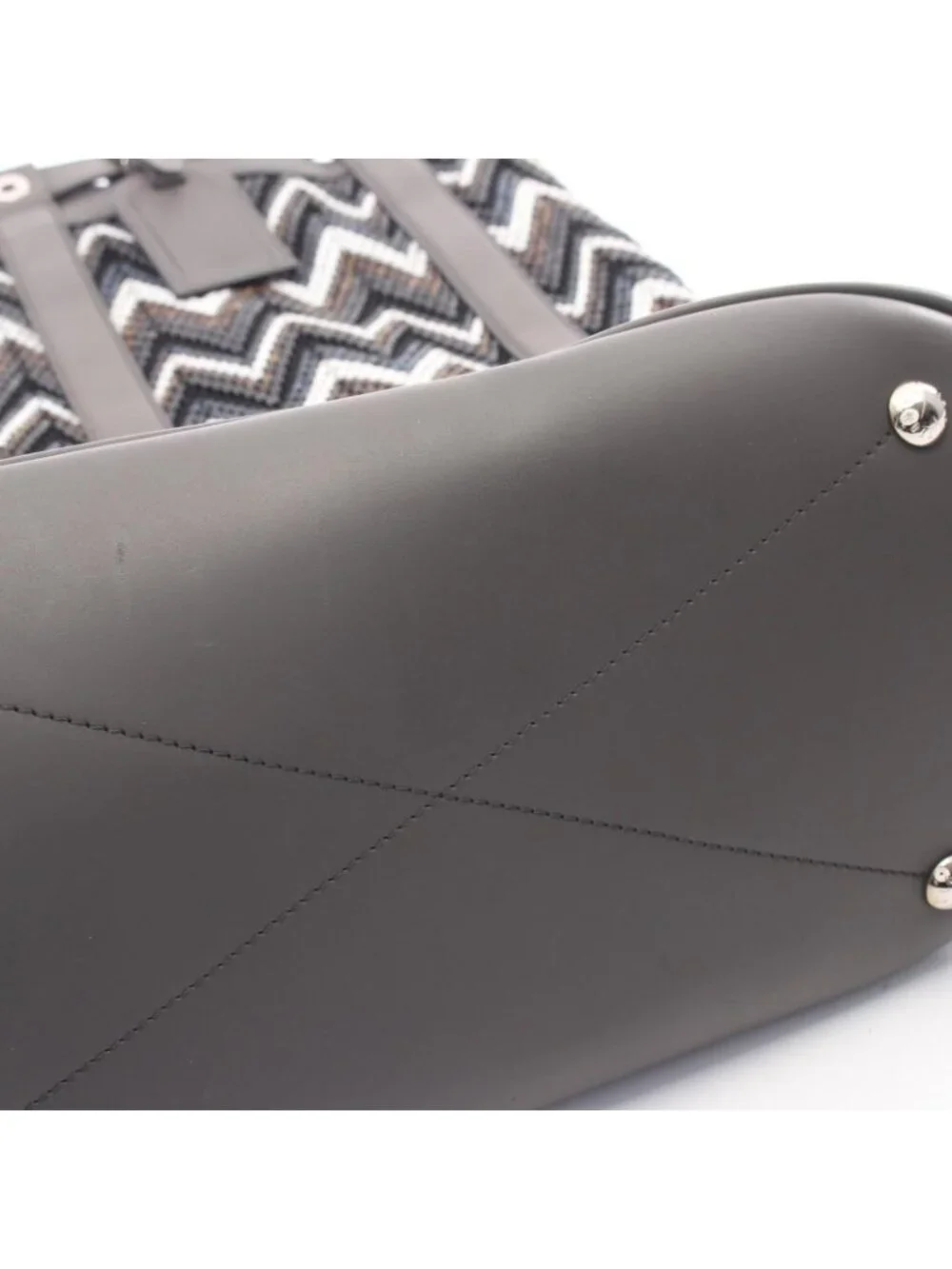 Louis Vuitton Backpack Charcoal Gray Multi Leather Randonnee GM